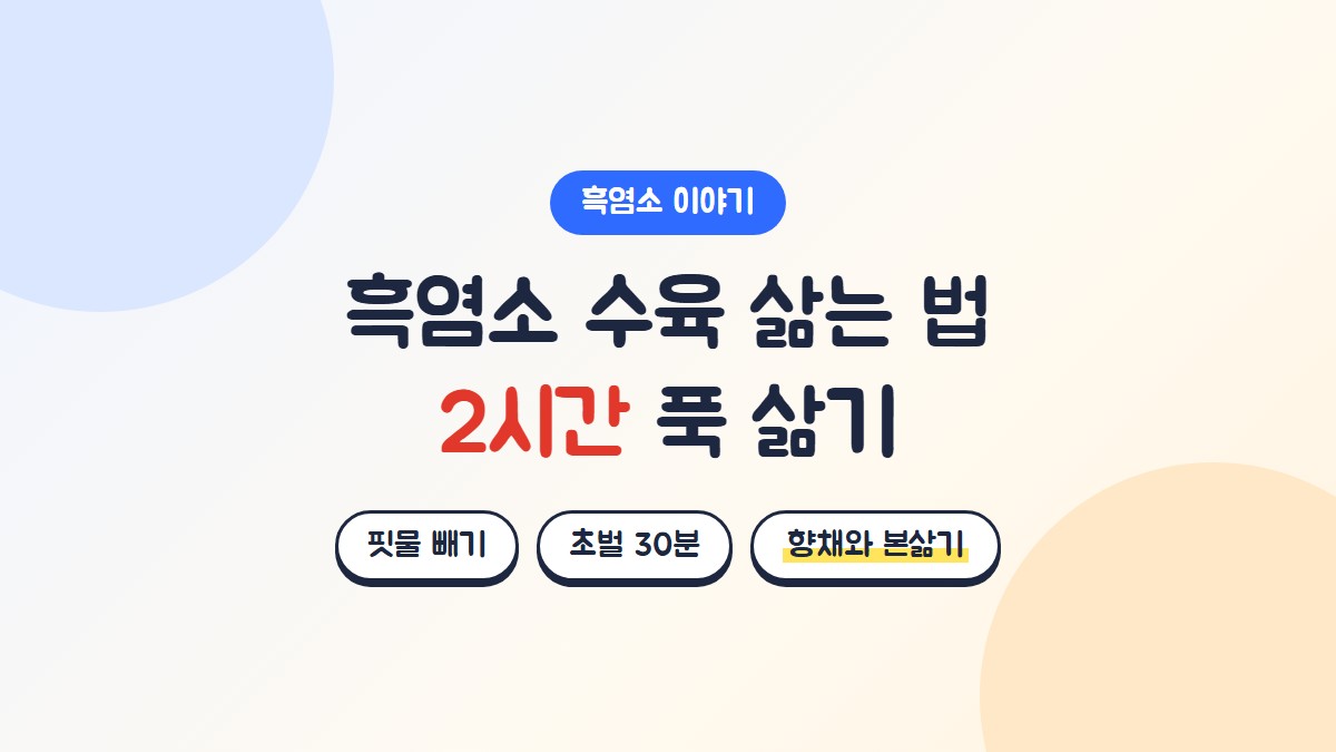 흑염소 수육 삶는 법: 핏물 빼기, 초벌 30분, 향채와 함께 본삶기
